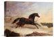 "Arabs Chasing a Loose Arab Horse In An Eastern Landscape" Artwork, 16" x 12"
