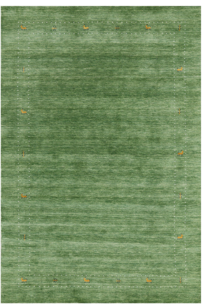 Persian Gabbeh Hand-Knotted Wool Rug 6' 0" X 9' 0" - Q15071