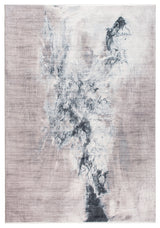 2"x7" Sand Abstract Splash Modern Runner Rug