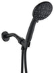 7 Spray Settings Hand Shower Set, Matte Black