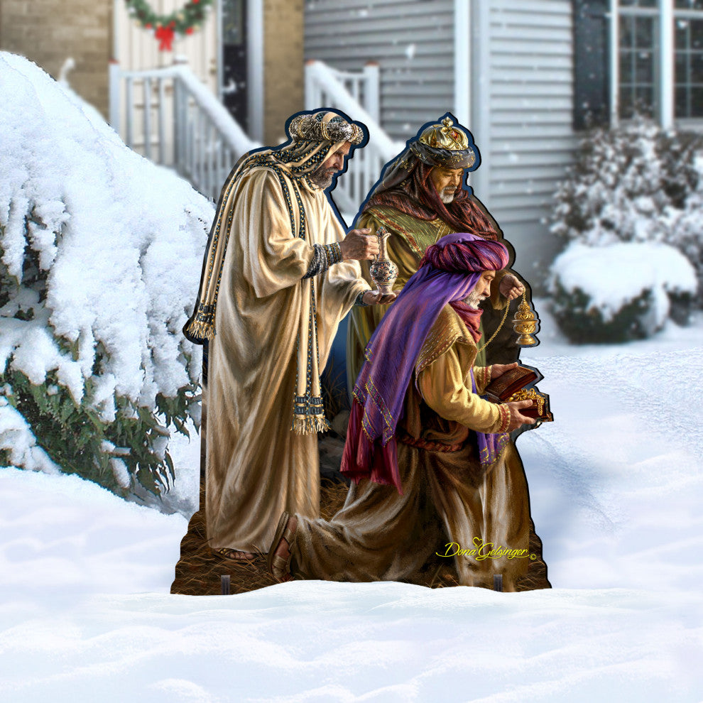 Miracle Nativity Three Kings Home and Outdoor Decor by Dona Gelsinger