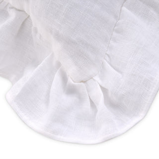 Cherry Hill 6-Piece Queen Linen Duvet Set - White