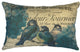 Blue Birds Linen Pillow