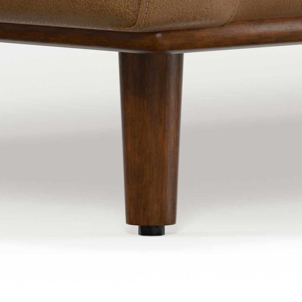 Morrison 89-inch Sofa, Caramel Brown