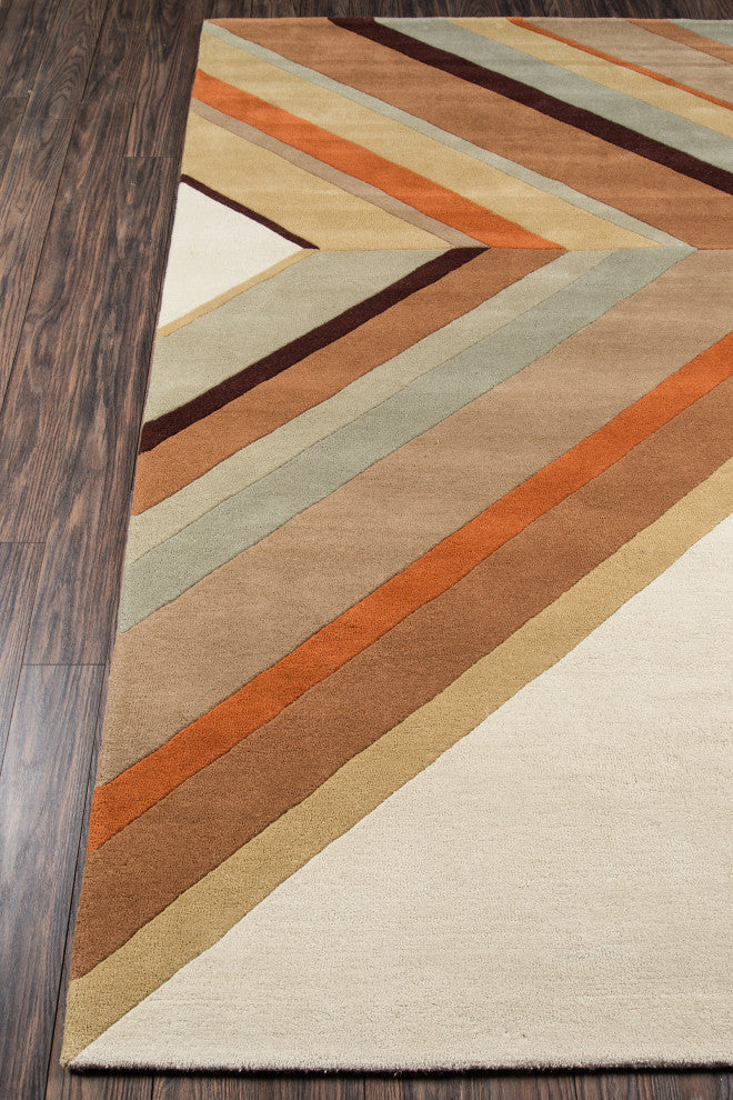 Delmar Del-5 Brown Rug, 2'3"x8'0" Runner