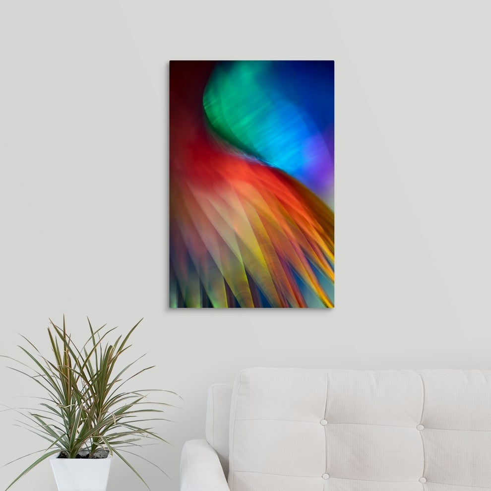"Flamenco" Wrapped Canvas Art Print, 16"x24"x1.5"