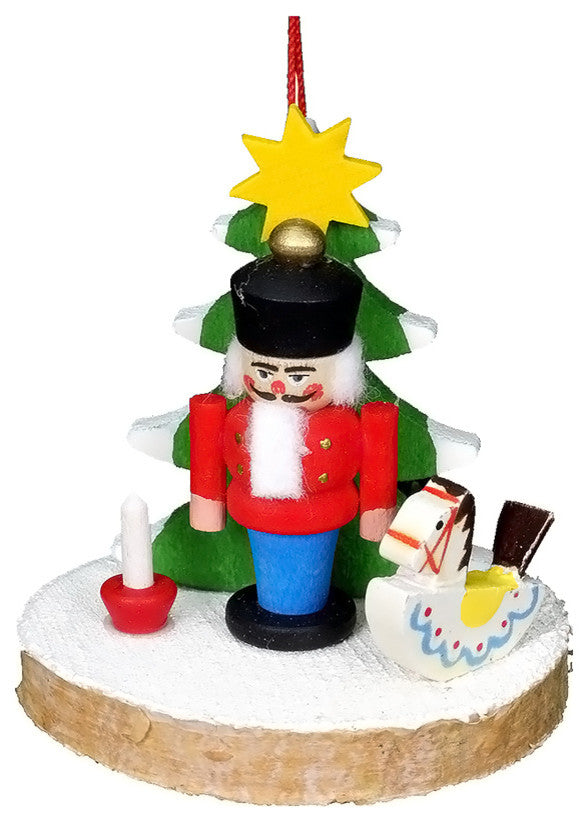 Christian Ulbricht Ornament- Nutcracker With Tree And Toys