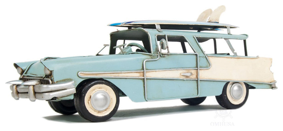 1957 Ford Country Squire Station Wagon Blue
