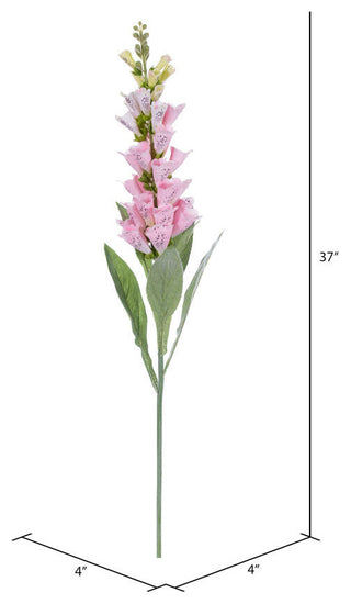 Vickerman 36" Artificial Pink Foxglove Stem