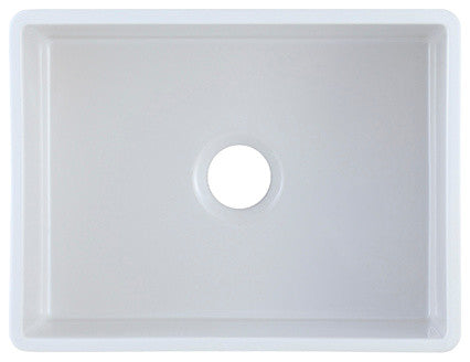 Olde London Reversible Farmhouse Single Bowl Kitchen Sink, Grid, Strainer, 24"