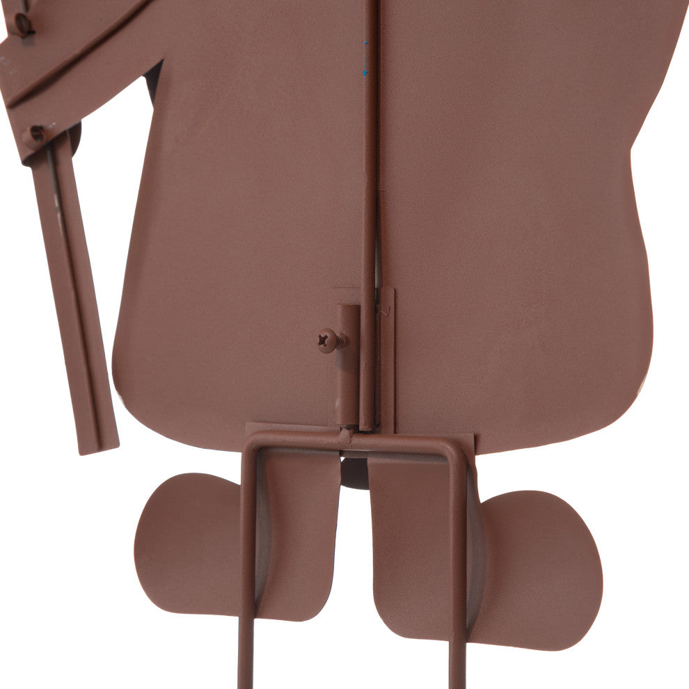 36"H Metal Gnome Yard Stake or Wall Decor, Set of 3