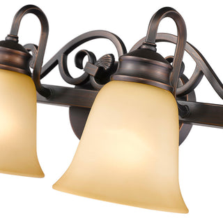 Golden Lighting Belle Meade Rubbed Bronze Vanity Light