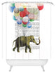 Deny Designs Coco De Paris Flying Elephant Shower Curtain