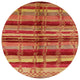 Ahgly Company Indoor Round Mid-Century Modern Area Rugs, 7' Round
