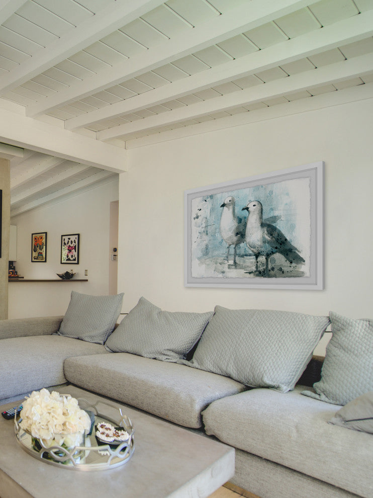 "Sweet Pair" Framed Painting Print, 24"x16"