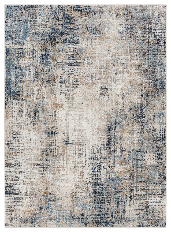 Allegro plus AGP-2306 Blue Multi Machine Woven 7'10" x 10'3" Rug