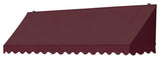 Traditional Awnings in a Box, Burgundy, 8'