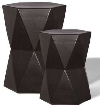 Matrix Hex Stool, Gunmetal 14x18