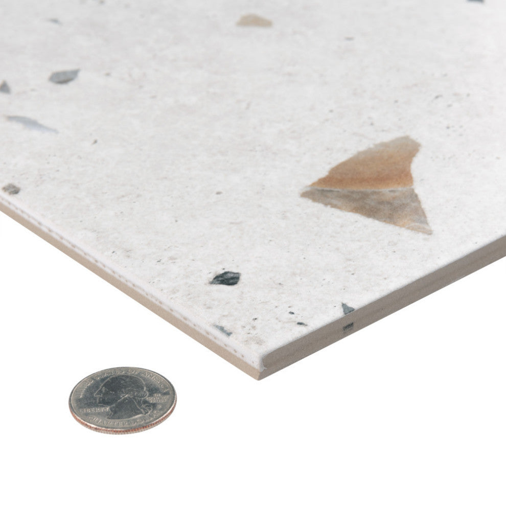 Sonar White Porcelain Floor and Wall Tile