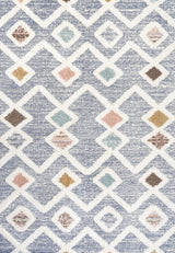 Monique Trellis High-Low Multi/Gray 3'x5' Area Rug