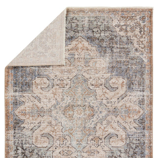 Jaipur Living Lynette Medallion Tan/ Blue Area Rug 9'X13'