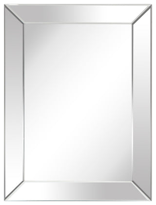Modern Beveled Rectangle Wall Mirror, 1"-Beveled Center Mirror, 40"x 30"