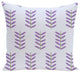 Petal Pusher Floral Print Pillow, Heather, 18"x18"