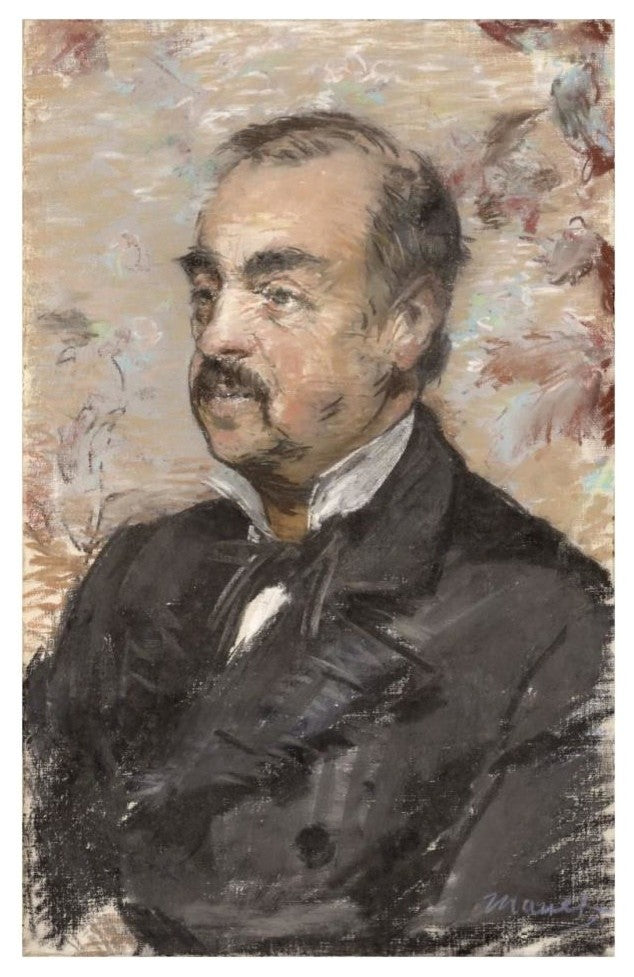 "Portrait of Julien de la Rochenoire" Print by Edouard Manet, 21"x32"