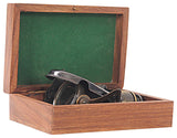2.5" X 4" X 2" Folding Monocular In Wood Box
