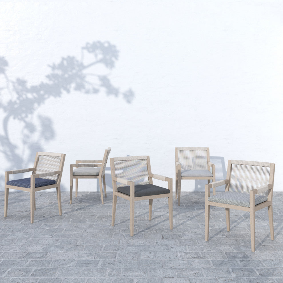Sherwood Dining Armchair-Brown/Faye Ash