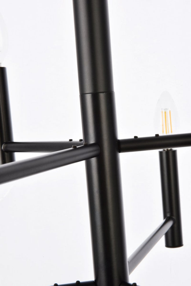 Caitlin 6-Light Pendant, Black