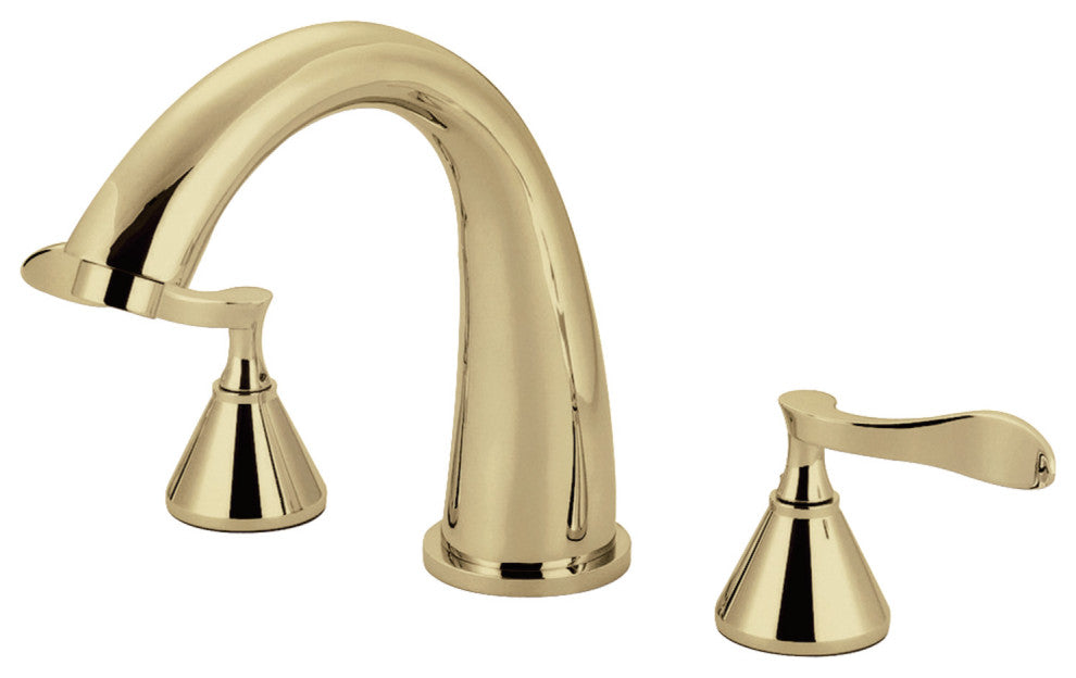 Kingston Brass Roman Tub Faucet, Polished Brass