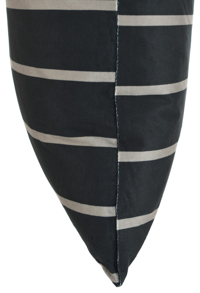Dann Foley Square Fleece Cushion Striped Upholstery
