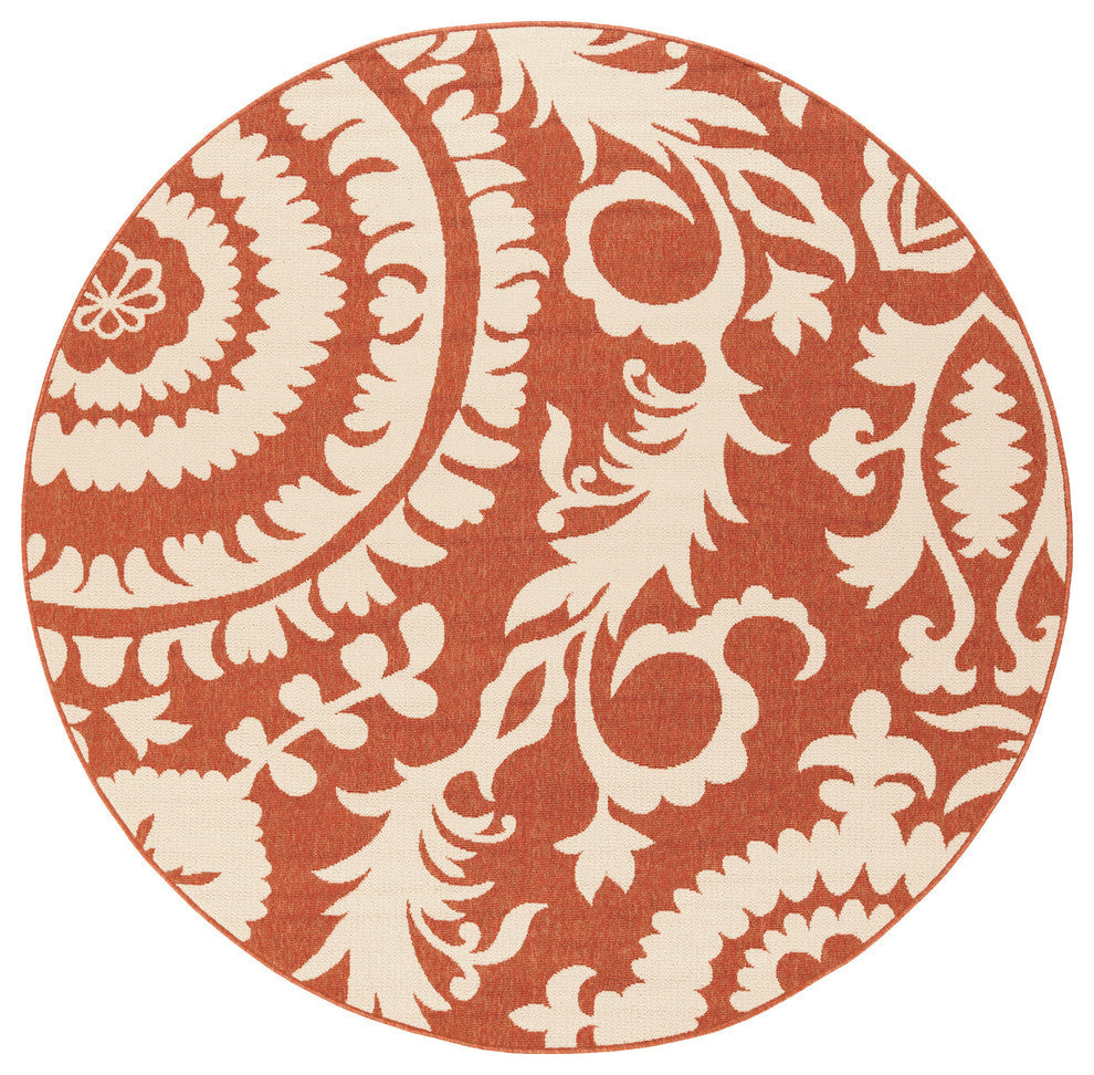 Alfresco Area Rug, 7'3" Round
