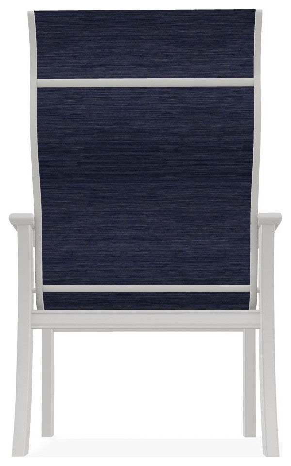 St. Catherine Sling Outdoor Armchair, Collect Indigo/Snow