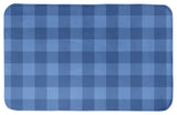 Blue Buffalo Check 34x21 Bath Mat