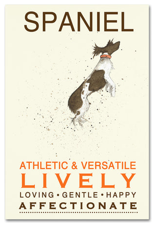 Michelle Campbell 'Spaniel Print' Canvas Art, 30" x 47"