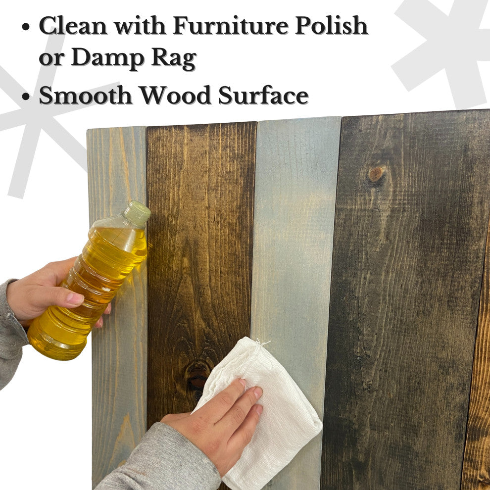 Handcrafted Headboard, Leaner Style, All Terrain Mix, Twin