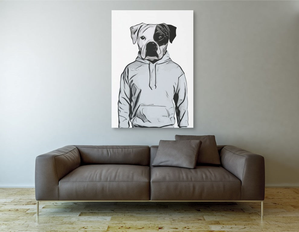 Cortesi Home "Cool Dog" by Nicklas Gustafsson, Giclee Canvas Wall Art, 26"x40"