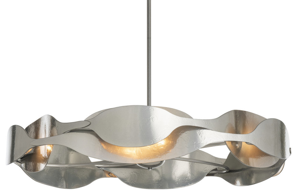 Waves Pendant, Sterling Finish, Standard Overall Height