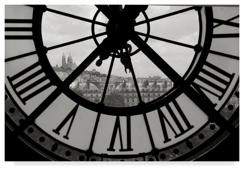 "Big Clock" by Chris Bliss, Canvas Art, 12"x19"