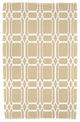 30"x60" O the Fun, Geometric Print Beach Towel, Taupe