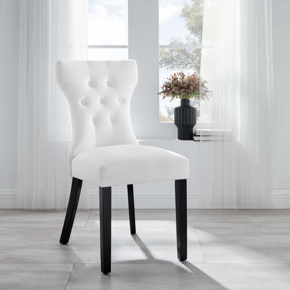 Silhouette Dining Side Chair, White
