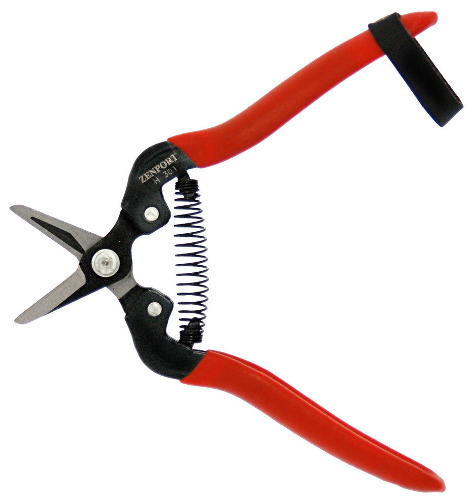 Harvest Shear, Short Straight Carbon Steel Blade