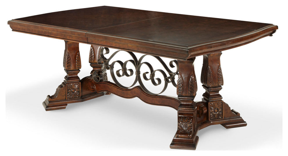 AICO Furniture Windsor Court 9 Piece Dining Table Set
