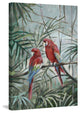 "Cockatoo Heart" Painting Print on Wrapped Canvas, 24"x36"
