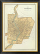 "Rochester, New York, 1895" Framed Canvas Giclee by Joseph Rudolf Bien, 30x40"