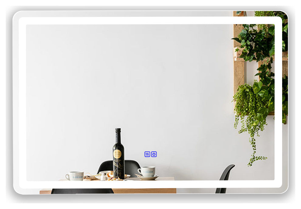 CHLOE Lighting LUMINOSITY Rectangular TouchScreen LED Mirror