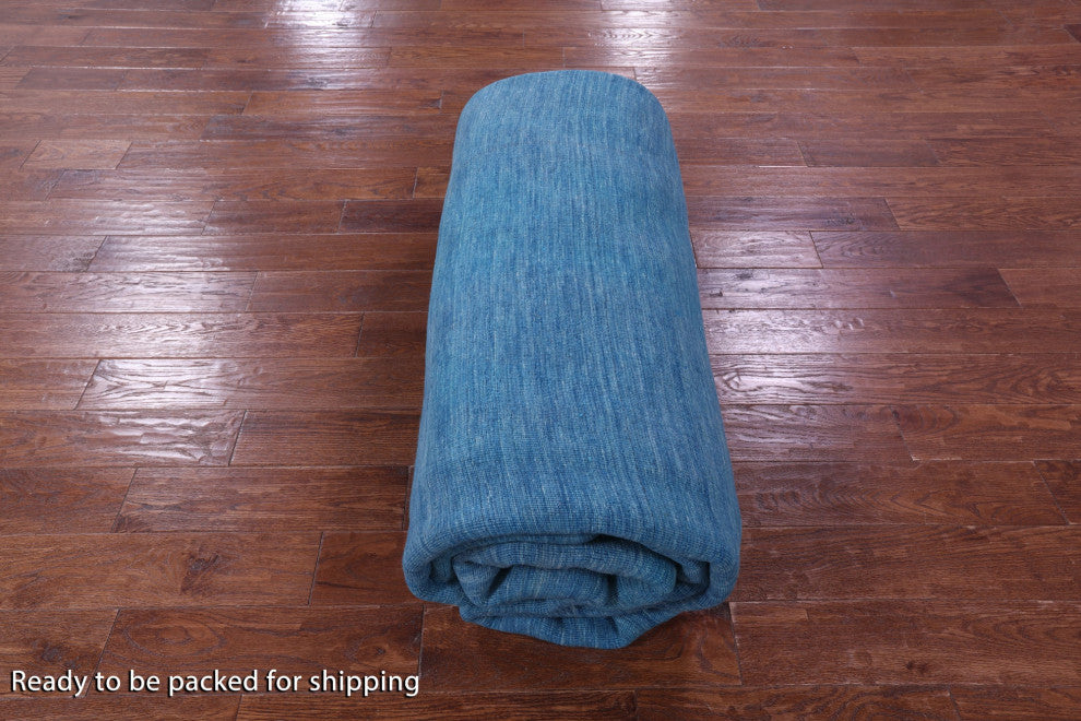 10' Square Persian Gabbeh Handmade Rug - Q15206