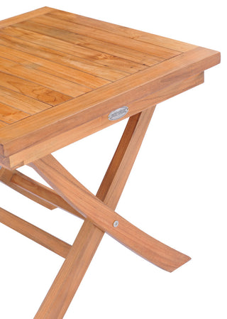 Teak Wood Titanic Folding Outdoor Patio Side Table
